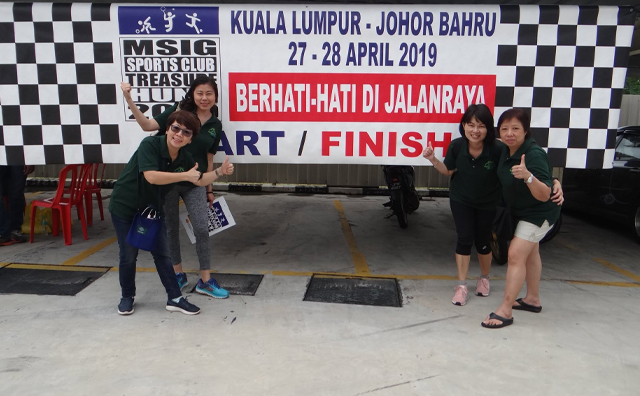 Corporate car treasure hunt team building activity in Malaysia